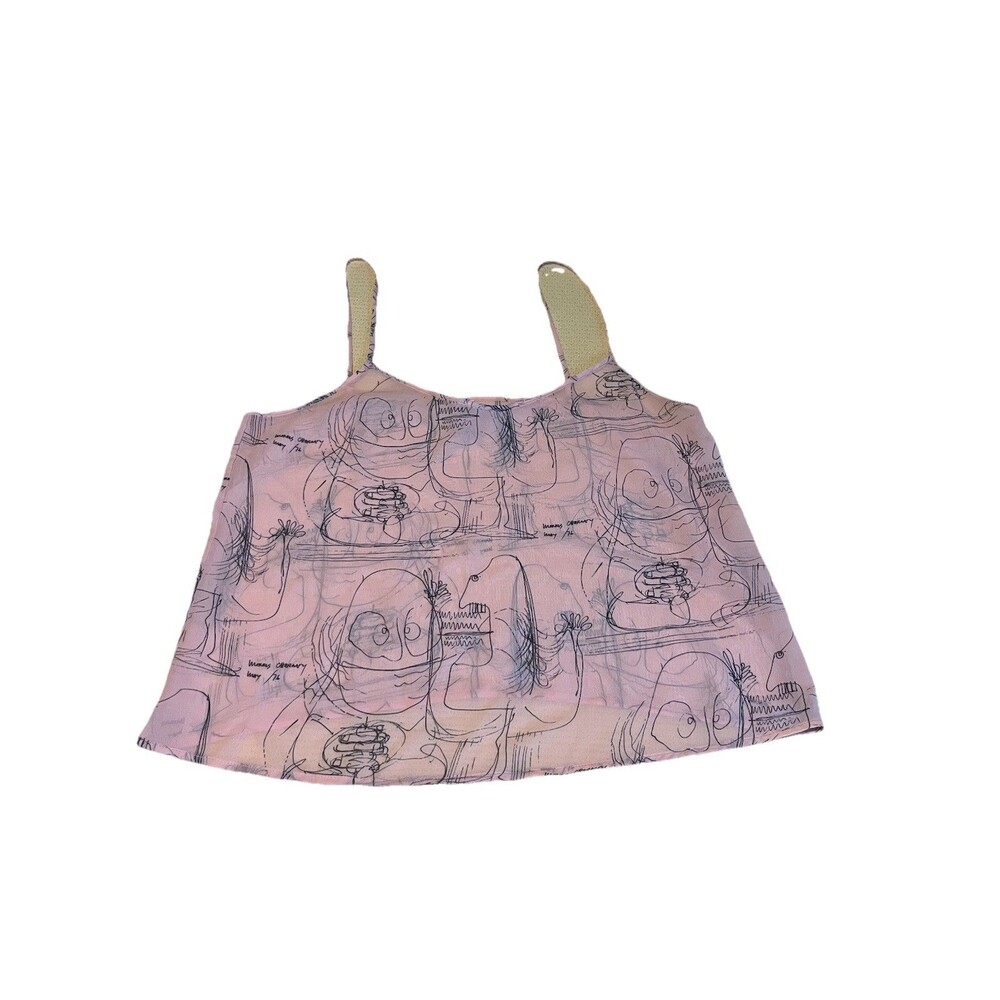 Chiffon By American Apparel Semi Sheer Cami Size M Morris Charmsy Sketch May ‘76